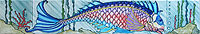 colourful fish splashback tiles