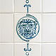 handpainted lionhead, ceramic tiles