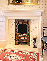 tiles for dressing a room fireplace